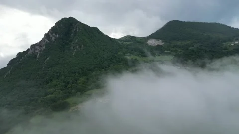 Basilicata, flying over clouds Stock Footage 259649518