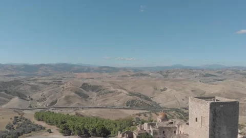 Basilicata, old Craco landscape Stock Footage 259649631