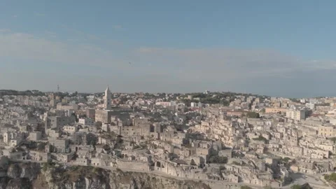 Basilicata, pan Matera sassi Stock Footage 259649700