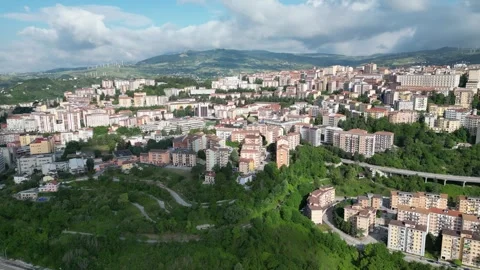 Basilicata, panoramic Potenza Stock Footage 259649731