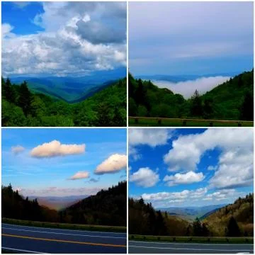 Basil's Overlook Collage (26) Foto stock