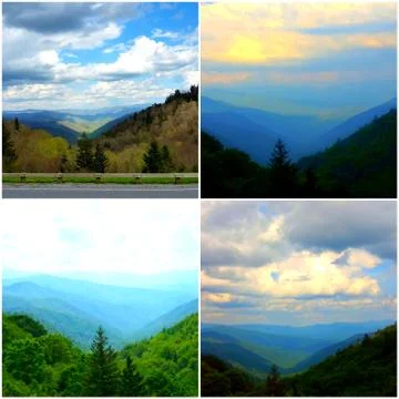 Basil's Overlook Collage (8) Foto stock