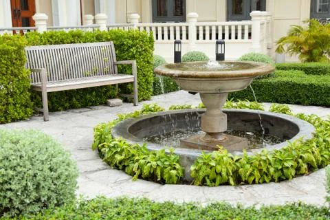 Basin and bench Stock Photos