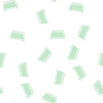 Basin plastic glyph seamless pattern Illustrazione stock