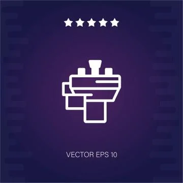 Basin vector icon Stock Illustration