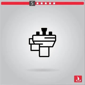 Basin vector icon Stock Illustration