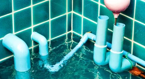 Basin volume control. Stock Photos