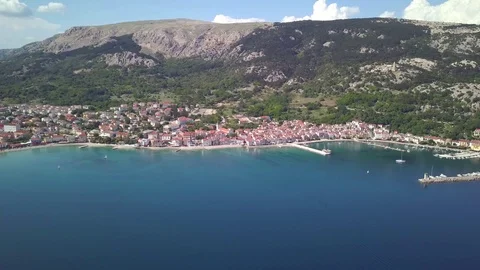 Baska, Krk Island Stock Footage 89656818