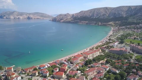 Baska, Krk Island Stock Footage 89656830