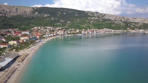 Baska, Krk Island Video stock 89727479
