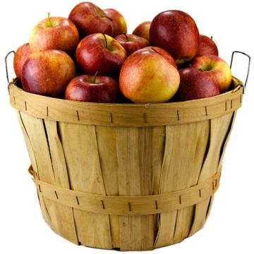 Basket of Apples Stock Photos
