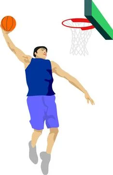 Basket Ball Stock Illustration