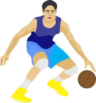 Basket Ball Stock Illustration