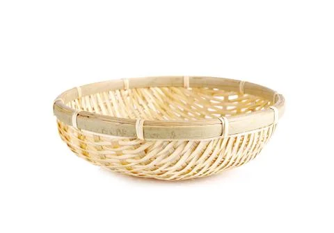 Basket close up for background Stock Photos