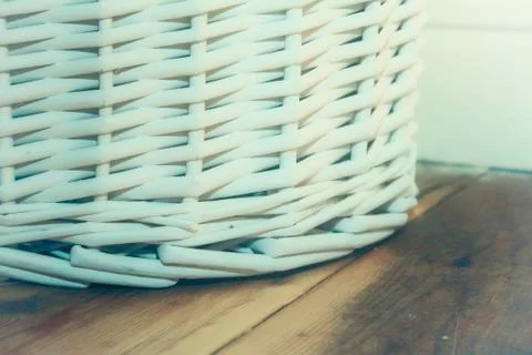 Basket close up Stock Photos