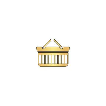 Basket computer symbol Stock Illustration