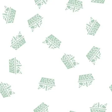 Basket eggplant glyph vector seamless pattern Stock Illustration