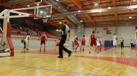 Basket + foul Stock-Footage 22899321