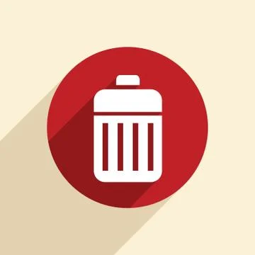 Basket garbage. Stock-Illustration