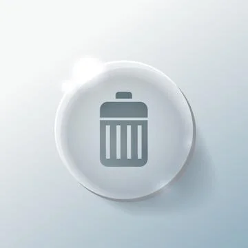 Basket garbage 스톡 일러스트