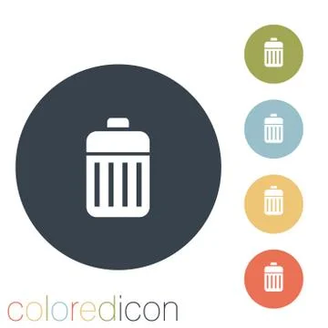 Basket garbage Stock Illustration