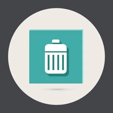 Basket garbage Stock Illustration
