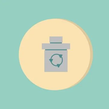 Basket garbage Stock Illustration