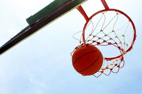 Basket hoop 스톡 사진