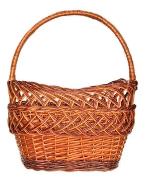 Basket Isolated Foto stock