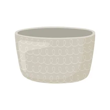 Basket in knitting yarn Stock Illustration