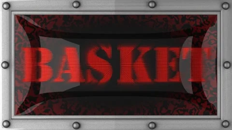 Basket on led Stock Footage 8665767