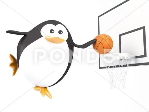 Basket player Illustrazione stock