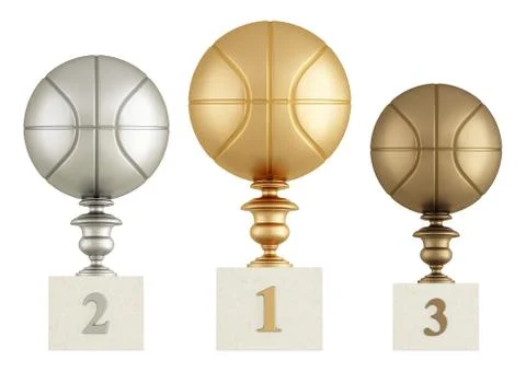 Basket podium Stock Illustration