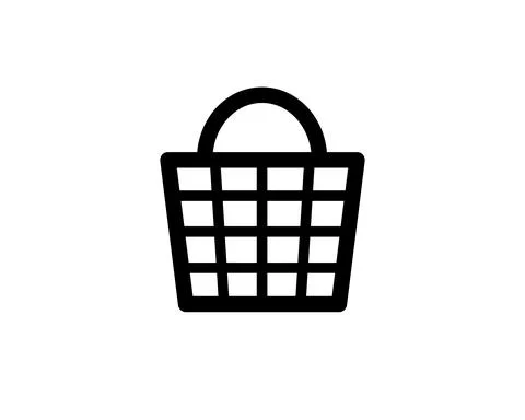 Basket Store Icon Vector Logo Template Illustration Design. Vector EPS 10. Stock Illustration