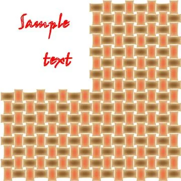 Basket texture with space for text in the corner basket texture with space... Stockfoto's