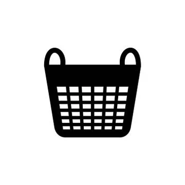 Basket vector design template illustration Illustrazione stock