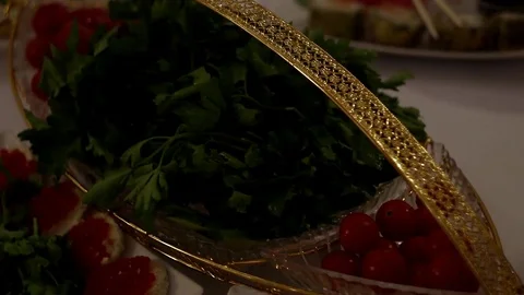 Basket with vegetables Stock Footage 80213091