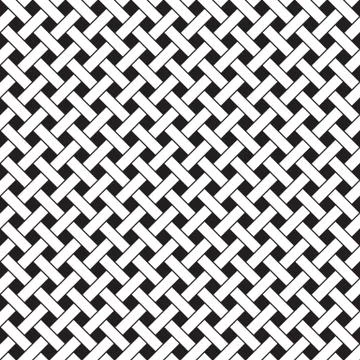 Basket Weave Seamless Pattern Stock Illustration