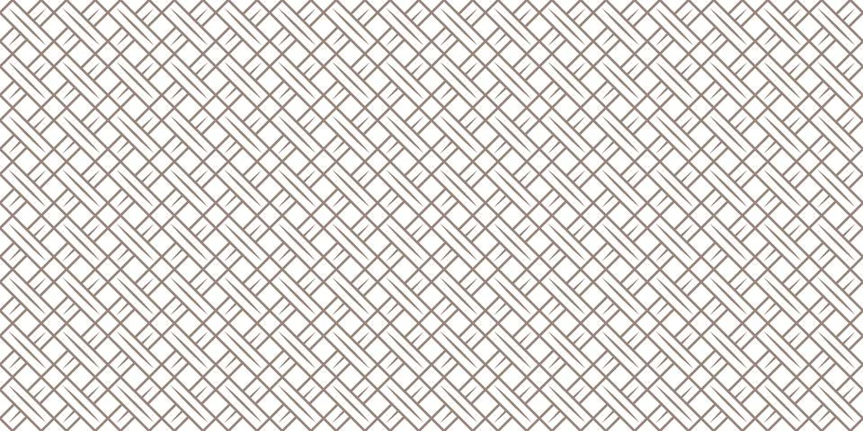 Basket weave simple pattern background diagonal diamond lattice seamless pa.. Stock Illustration