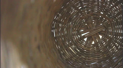 Basket weaving circles Stock Footage 38688105