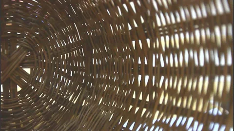 Basket weaving circles  Stock Footage 38689472