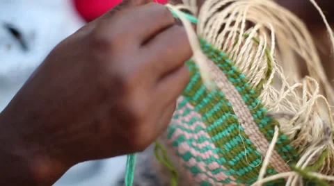 Basket weaving tight Stock Footage 27672561