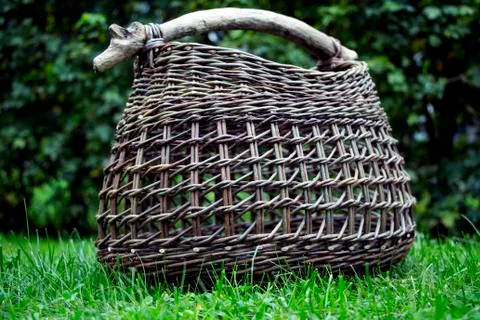 Basket Of Wicker Stock Photos