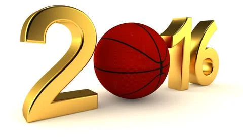 Basketball 2016 Stock Illustration