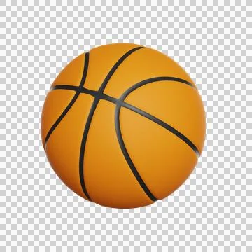 Basketball 3D icon Stock Illustration