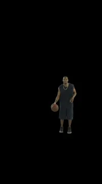 Basketball (with Alpha Matte) Video stock 78198