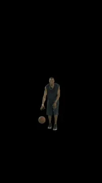 Basketball (with Alpha Matte) Video stock 78205