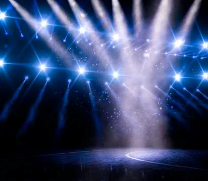 Basketball arena 3d rendering Stock Illustration