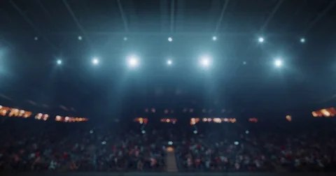 Basketball arena Stock Footage 76648756