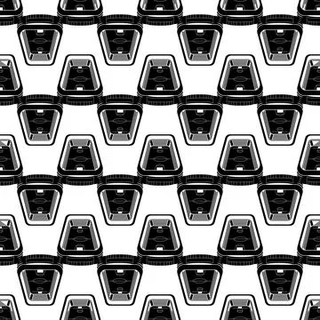 Basketball arena pattern seamless vector Illustrazione stock